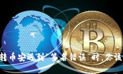 当TP钱包转币安遇到“签名错误”时,你该如何应对?